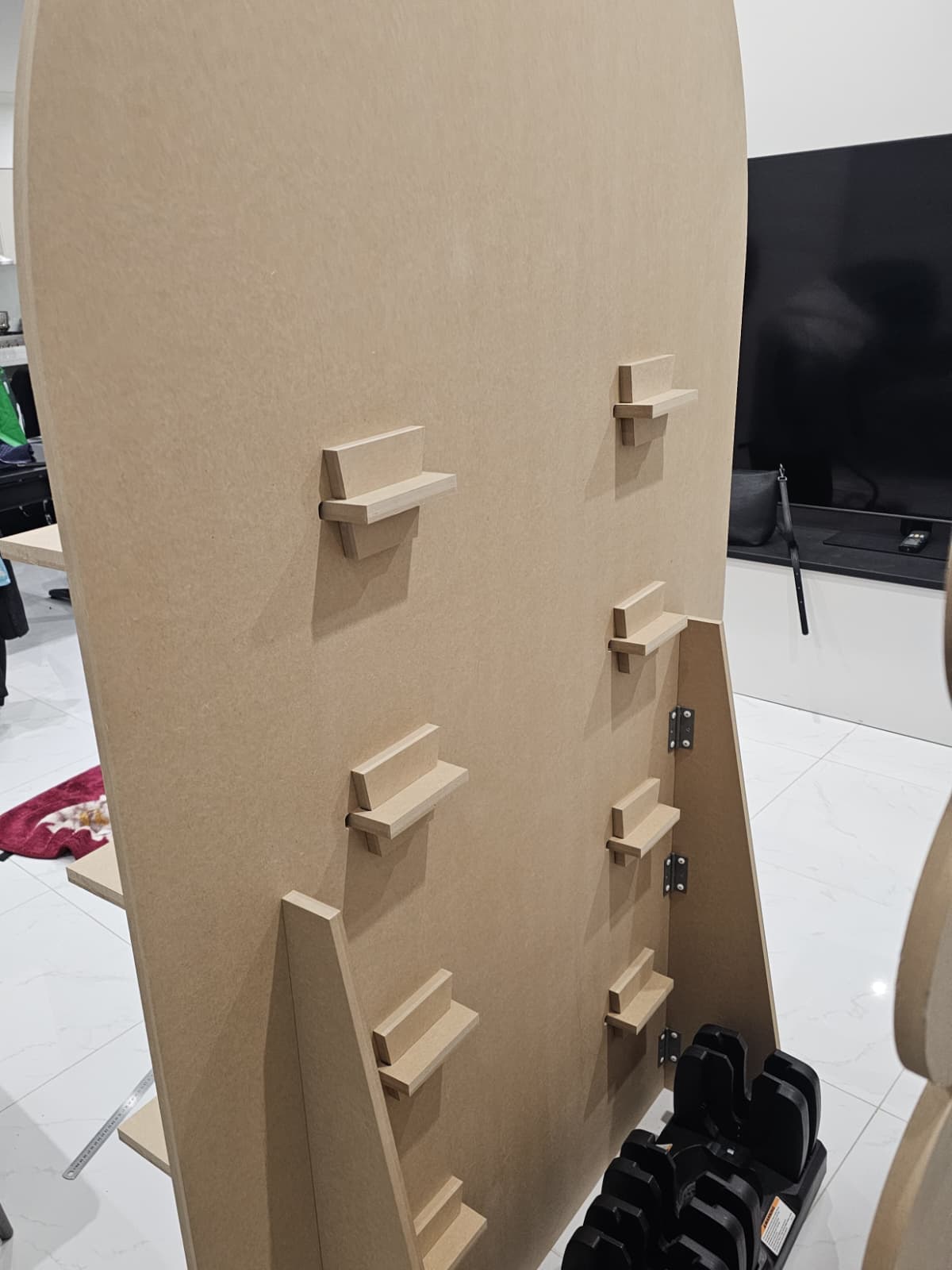 Shelf Arch with Foldable Stand